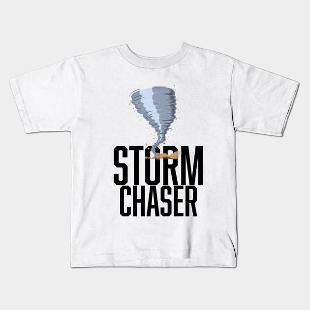 Storm Chaser logo Kids T-Shirt by nickemporium1